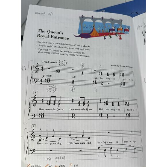 Piano Adventures Lot of 3 2nd Edition 2A Lesson Performance Theory Books - Picture 5 of 9